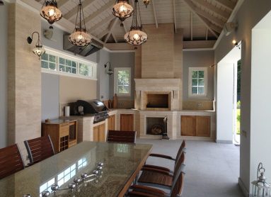 Беседка премиум-класса с комплексом барбекю