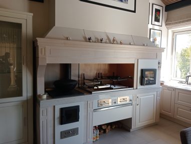 Очаг казан мангал печь