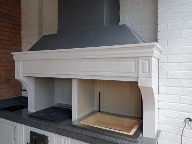 барбекю из камня